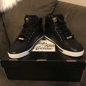Versace gold medusa men shoes